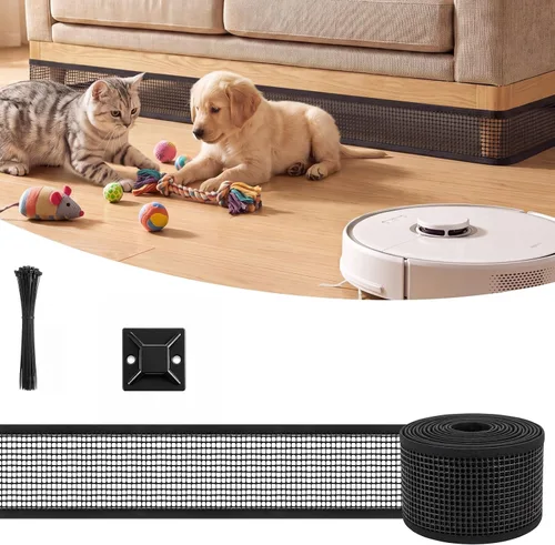 Vista 13 de Pangda Bloqueador debajo de la cama y sofá de 8 x 180 pulgadas para Negro