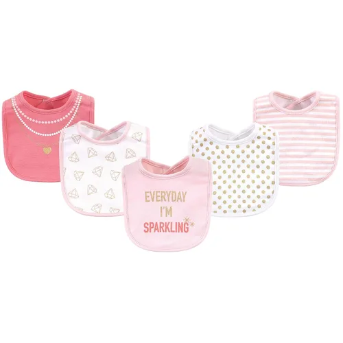 Vista 4 de Little Treasure Baberos unisex de algodón para bebé, Llama, talla única (paquete de 2)