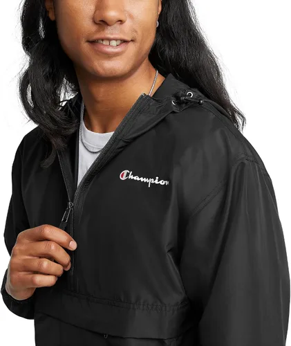 Vista 4 de Champion Men's Jacket, Stadium Packable Wind and Water Resistant Jacket (Reg. Or Big & Tall)