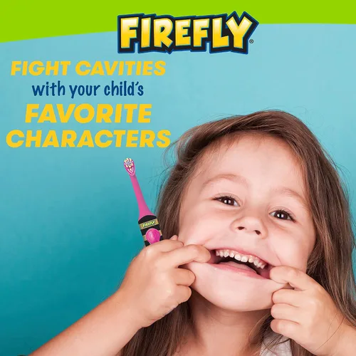 Vista 4 de FIREFLY Clean N' Protect, L.O.L. Surprise! Cepillo de dientes con cubierta de carácter higiénico, cerdas suaves, mango de agarre antideslizante