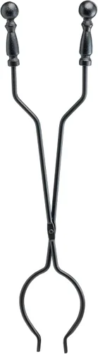 Vista 6 de Uniflame, F-1625 - Juego de herramientas para chimenea de hierro forjado negro de 5 piezas con asas de bola