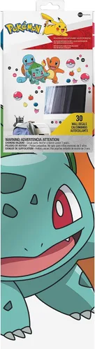 Vista 6 de RoomMates RMK5361GM Calcomanías de pared gigantes pegar y pelar Pokémon Squirtle, Charmander y Bulbasaur