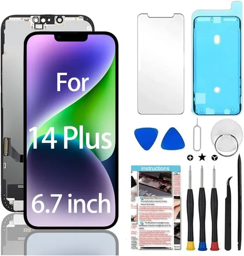 Vista 16 de Fixerman Reemplazo de pantalla LCD táctil 3D con herramienta de reparación, compatible con el modelo A2176, A2398, A2399, A2400