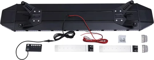 Vista 9 de 47 "barra de luz de emergencia advierte camión remolque baliza estroboscópica ámbar 104LED