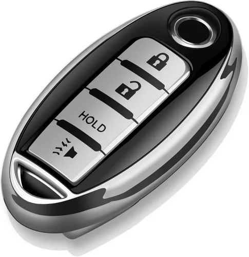 Vista 19 de Tukellen Compatible con Nissan - Funda para llavero de TPU suave para Infiniti X-Trail Rogue Altima Quest Pathfinder Sentra Patrol CIMA Fuga Armada