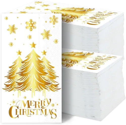 Vista 20 de gisgfim 100 piezas de servilletas de papel desechables con estrellas patrióticas para el 4 de julio, Día de la Independencia, servilletas