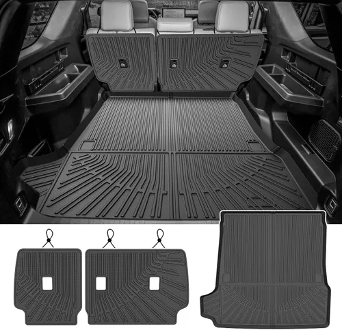 Vista 59 de Forro de carga para Jeep Compass/Patriot 2007-2016 y 2007-2012 Dodge Caliber, alfombras de carga para todo clima para accesorios de Compass