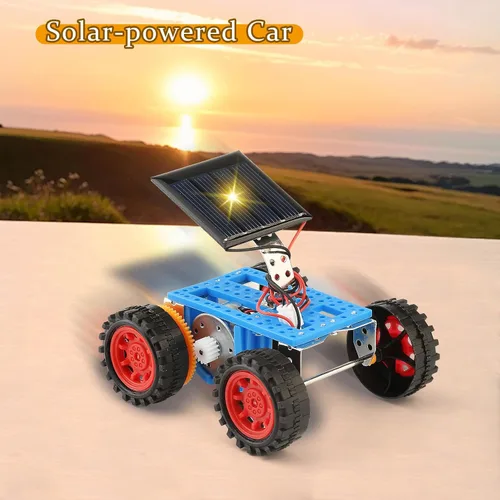 Vista 3 de Kits de robot solar STEM a granel, juguetes de construcción STEM para manualidades de niños 8-13