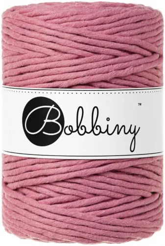 Vista 29 de Bobbiny Cordón de macramé XXL de 0.197 in de una sola capa (aguamarina), 108 yardas/330 pies (100% algodón reciclado)