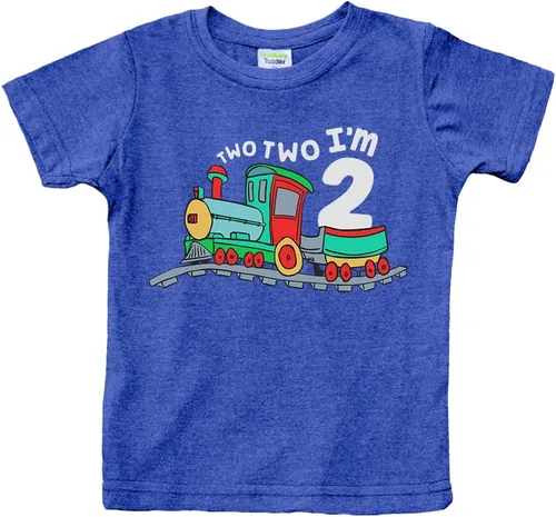 Vista 7 de Unordinary Toddler Camiseta de 2º cumpleaños para niño Chugga Chugga Two Two Train im 2 años Negro (Charcoal Black)