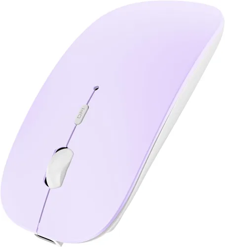Vista 10 de SUNGI Ratón Bluetooth para laptop, MacBook, iPad, Android, PC, recargable, silencioso, inalámbrico, compatible con Windows/Linux/Tablet, negro