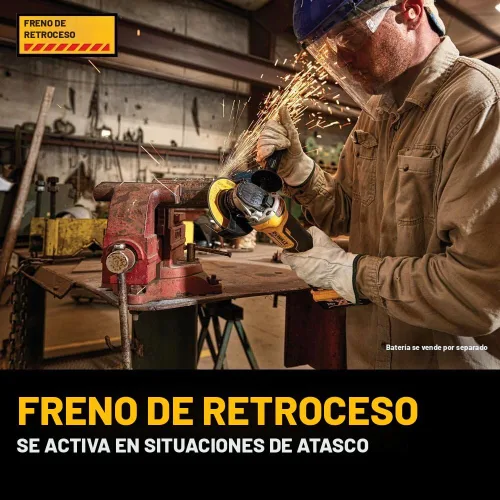Vista 5 de DEWALT Juego de taladro y amoladora de 20V MAX, set de herramientas eléctricas, incluye 2 baterías y cargador (DCK231E2)