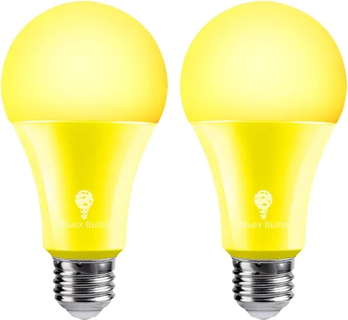 Vista 6 de Bluex Bombillas 6 Pack A21 LED Luz Negra, 16 W (equivalente a 120 W) E26 Luz Negra Nivel 385-400nm, Pintura Corporal, Luz LED de Fiesta que Brilla