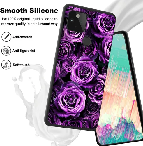 Vista 226 de Funda delgada para Google Pixel 4 XL, funda delgada de silicona de TPU suave a prueba de golpes para Google Pixel 4 XL, astronauta Galaxy