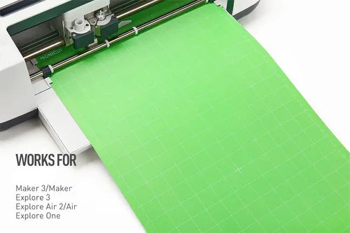 Vista 3 de Alfombrilla de corte de agarre estándar de 12 x 24 pulgadas para Cricut Maker 3/Maker/Explore 3/Air 2/Air/One, 3 alfombrillas de corte flexibles