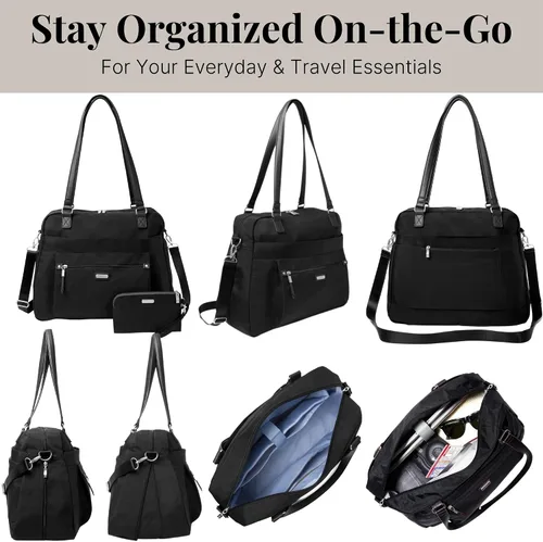 Vista 7 de Baggallini Overnight Expandable Laptop Tote with RFID Phone Wristlet
