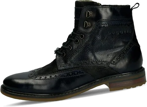 Vista 7 de bugatti Botas Oxford para hombre Negro