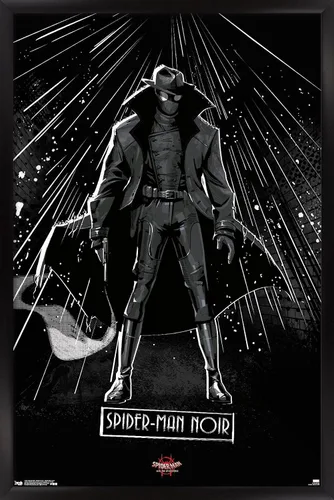 Vista 7 de Trends International Marvel Spider-Man - Póster de pared con texto en inglés "Into The Spider-Verse", de Spider-Man Noir, 14.725 x 22.375 pulgadas