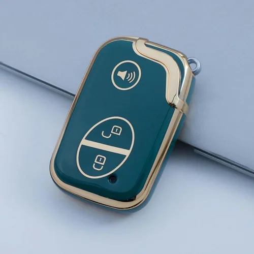 Vista 7 de Funda de TPU para llave de coche, para BYD Tang EV600 Han EV Yuan Plus ATTO 3 Song Plus Pro MAX DMI MAX Qin, BlackA
