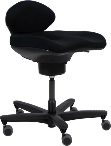 Vista 9 de Vari Active Seat Taburete ergonómico para escritorio de pie, color negro