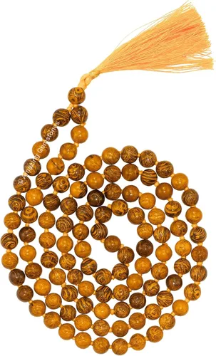 Vista 89 de Collar y Pulsera de Cuentas de Oración Japa Mala de Amazing Gemstone, 108 Cuentas para Meditación turquesa (African Turquoise)