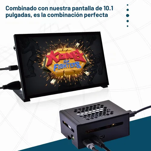 Vista 6 de GeeekPi Carcasa metálica con placa periférica N04 PCIe M.2 Key-M NVMe SSD PCIe para Raspberry Pi 5