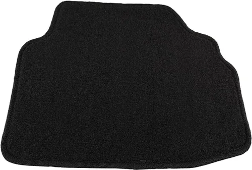 Vista 4 de Spec-D Tuning 4 alfombrillas negras para el piso delanteras y traseras