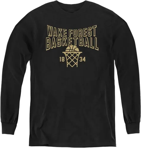 Vista 2 de Wake Forest Demon Deacons - Camiseta oficial de manga larga para jóvenes del año de baloncesto