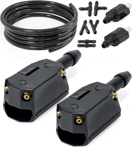 Vista 12 de Boquillas ajustables de 3 vías para reemplazo del limpiaparabrisas para Peterbilt, Dodge Sprinter, Ford Transit, Freightliner, VW Crafter