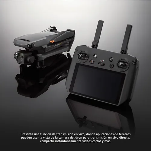 Vista 4 de Controlador inteligente RC Pro para DJI Mavic 3 - Pantalla de alto brillo, rango de transmisión de 9.3 mi, potente procesador