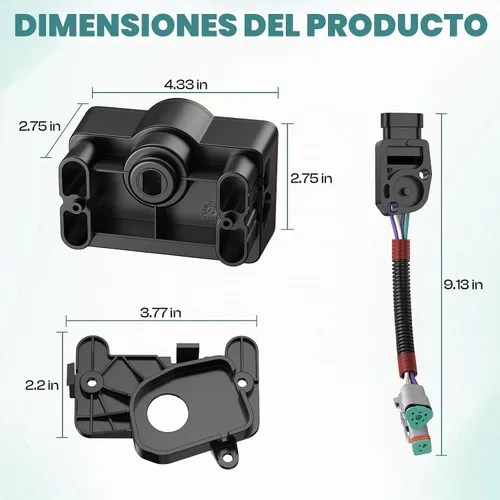 Vista 5 de Kit de conversión Drive-up de sensor de aceleración de carrito de golf a MCOR para Club Car Precedent Electric 2009-2011 con grupo de pedales de 2ª