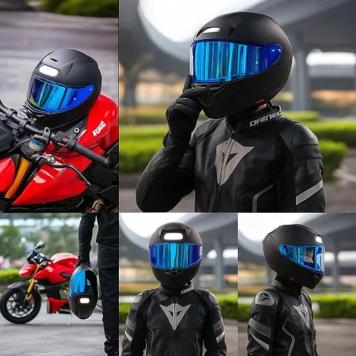 Vista 3 de RF1400 X15 Visera de casco compatible con RF-1400, CWR-2, X15, Z8, X-SPR PRO