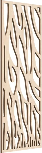Vista 171 de 9 3/8"W x 24 3/8"H x 1/4"T Bristol Decorativos Paneles de Pared de Madera Calado, Cereza