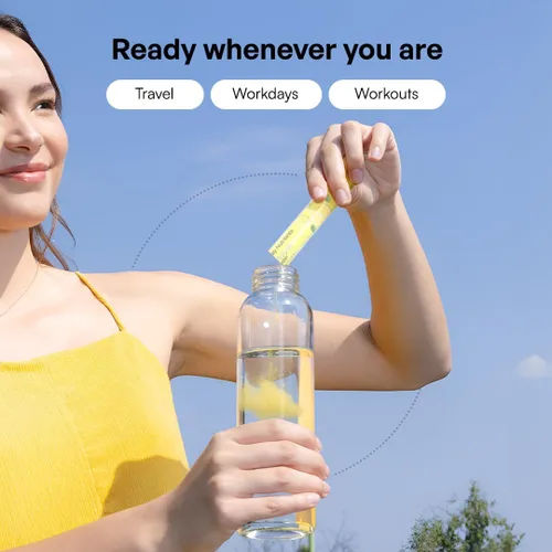 Vista 15 de KEY NUTRIENTS Electrolitos en polvo sin azúcar, limonada de maracuyá con 6 electrolitos y minerales, fibra prebiótica y polvos de hidratación