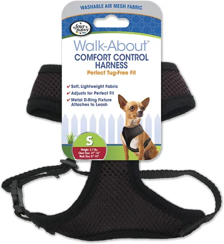 Vista 15 de Four Paws Comfort Control - Arnés para perro, color negro, extra pequeño