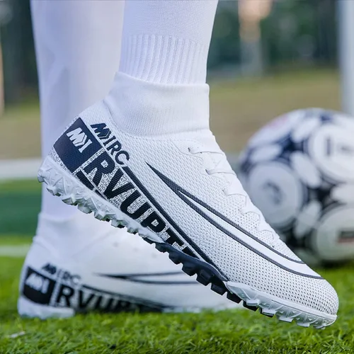 Vista 5 de Zapatos de fútbol para hombre,Zapatos de fútbol atléticos para caminar,Ag Cleats Entrenamiento al aire libre