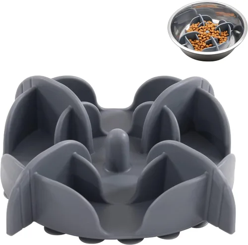Vista 12 de Jaoul Recipiente de alimentación lenta para perros insertable, inserto de alimentador lento de 5.4 pulgadas cortable con 17 ventosas de pulpo