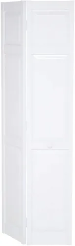 Vista 6 de LTL Home Products SEAPP24 Seabrooke - Puerta plegable interior con panel elevado de PVC, 80 pulgadas x 24 pulgadas, color blanco