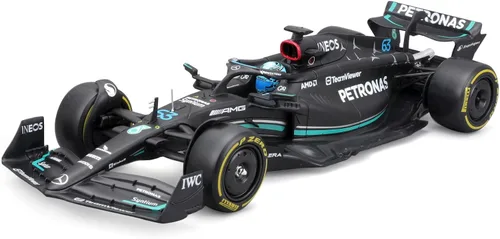 Vista 4 de BOLID F1 Mercedes AMG W14 E 2023 George Russell 1:24 BBURAGO 18-28028