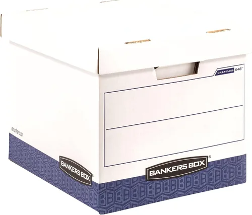 Vista 6 de Bankers Box Paquete de 12 cajas de almacenamiento de archivos DataPak