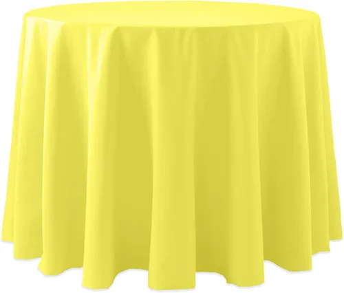 Vista 40 de Ultimate Textile Cotton-Feel - Mantel redondo de 90 pulgadas para comedor, color berenjena, color morado