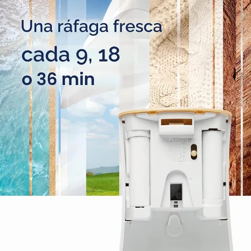 Vista 5 de Glade Ambientador automático con soporte en aerosol, para el hogar y el baño, 1 unidad