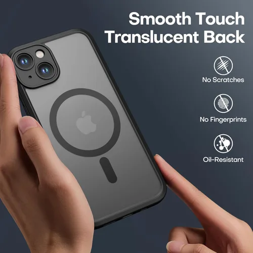 Vista 5 de ImpactStrong Protector Magnético Diseñado para Funda iPhone 13 [Protección de Cámara] [Probado contra Caídas de Grado Militar]