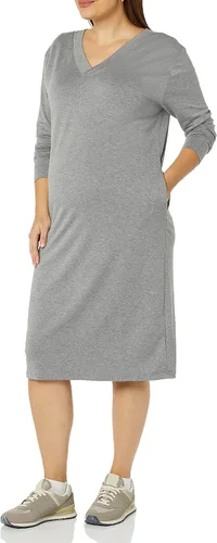 Vista 3 de Tienda Essentials Vestido de maternidad con cuello en V para mujer