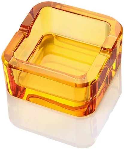 Vista 7 de Cenicero, cenicero de cristal (negro, pequeño)