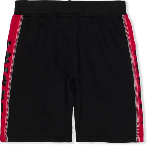 Vista 3 de Disney Mickey Mouse - Paquete de 2 pantalones cortos con cordón para niños pequeños - AzulBlancoGrisNegro