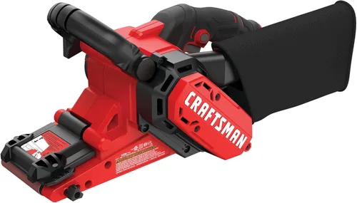 Vista 8 de CRAFTSMAN Lijadora eléctrica de banda de 7 amperios, 3 pulgadas x 21 pulgadas, con cable (CMEW213)