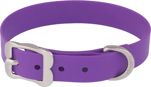 Vista 6 de Red Dingo Collar de perro rosa intenso de plástico PVC vívido, XXS Rosa encendido