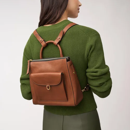 Vista 4 de Fossil Women's Parker Leather Convertible Backpack Purse Handbag for Women