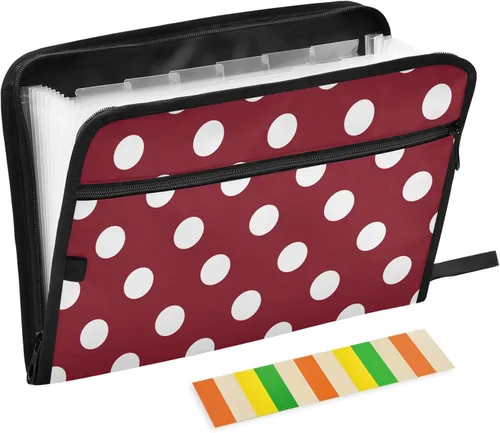 Vista 29 de Gredecor 13 Pockets File Folder Organizer A4/Letter Water Resistant Document Bag with Zipper Filing Folder Expanding File Pouch Storage for School